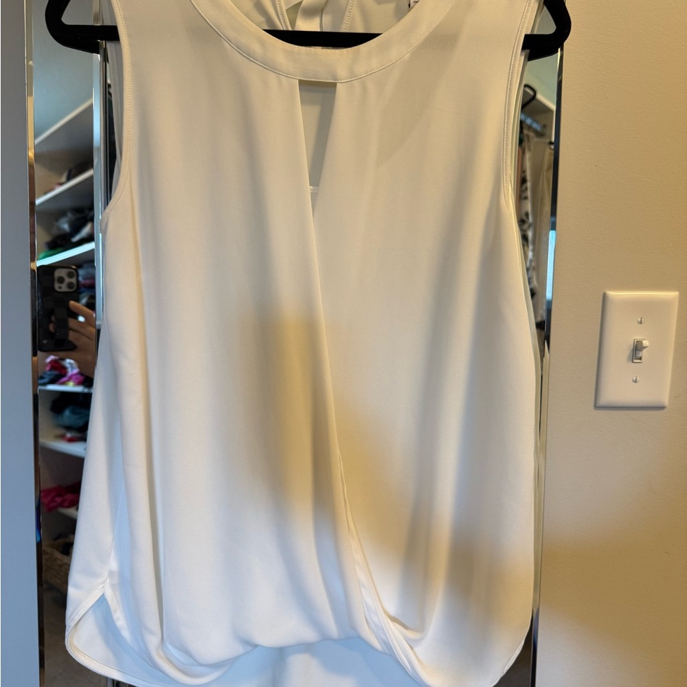 41 Hawthorn Ivory Sleeveless Blouse